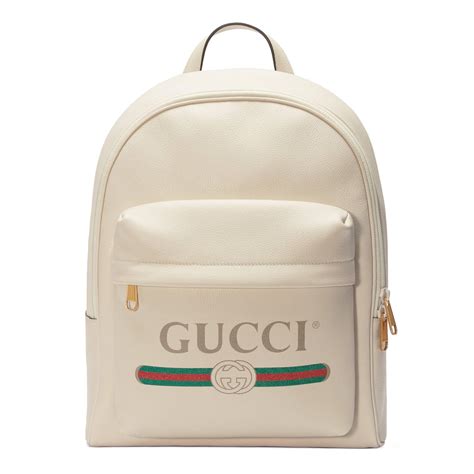 gucci white backpack